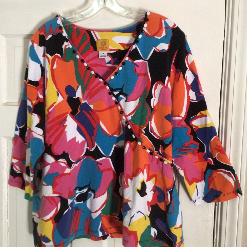 1X Ruby Rd. MultiColor Top